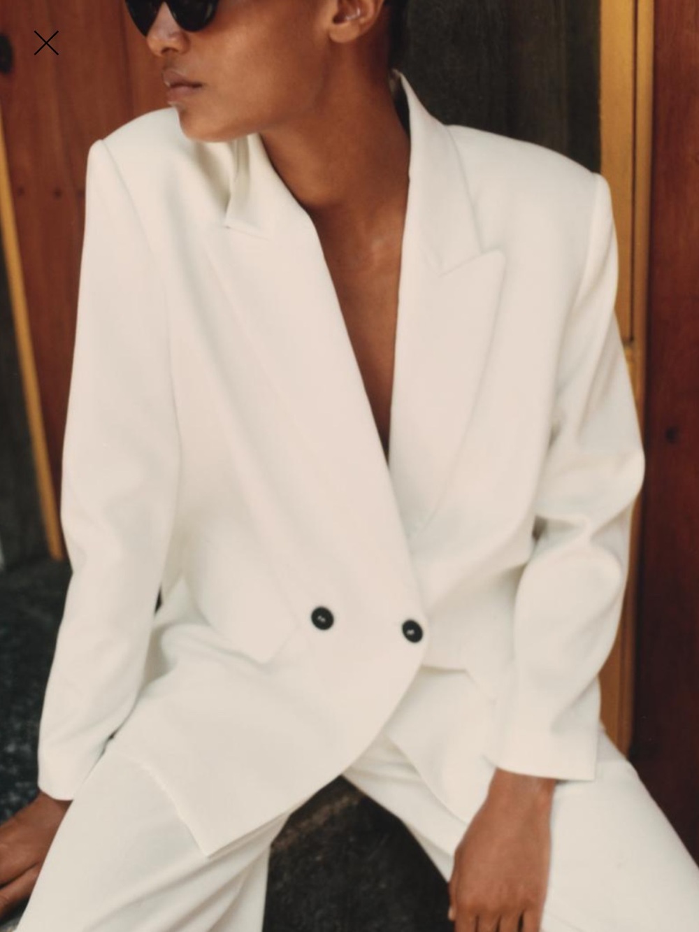 NWT Zara Oversized blazer with shoulder pads